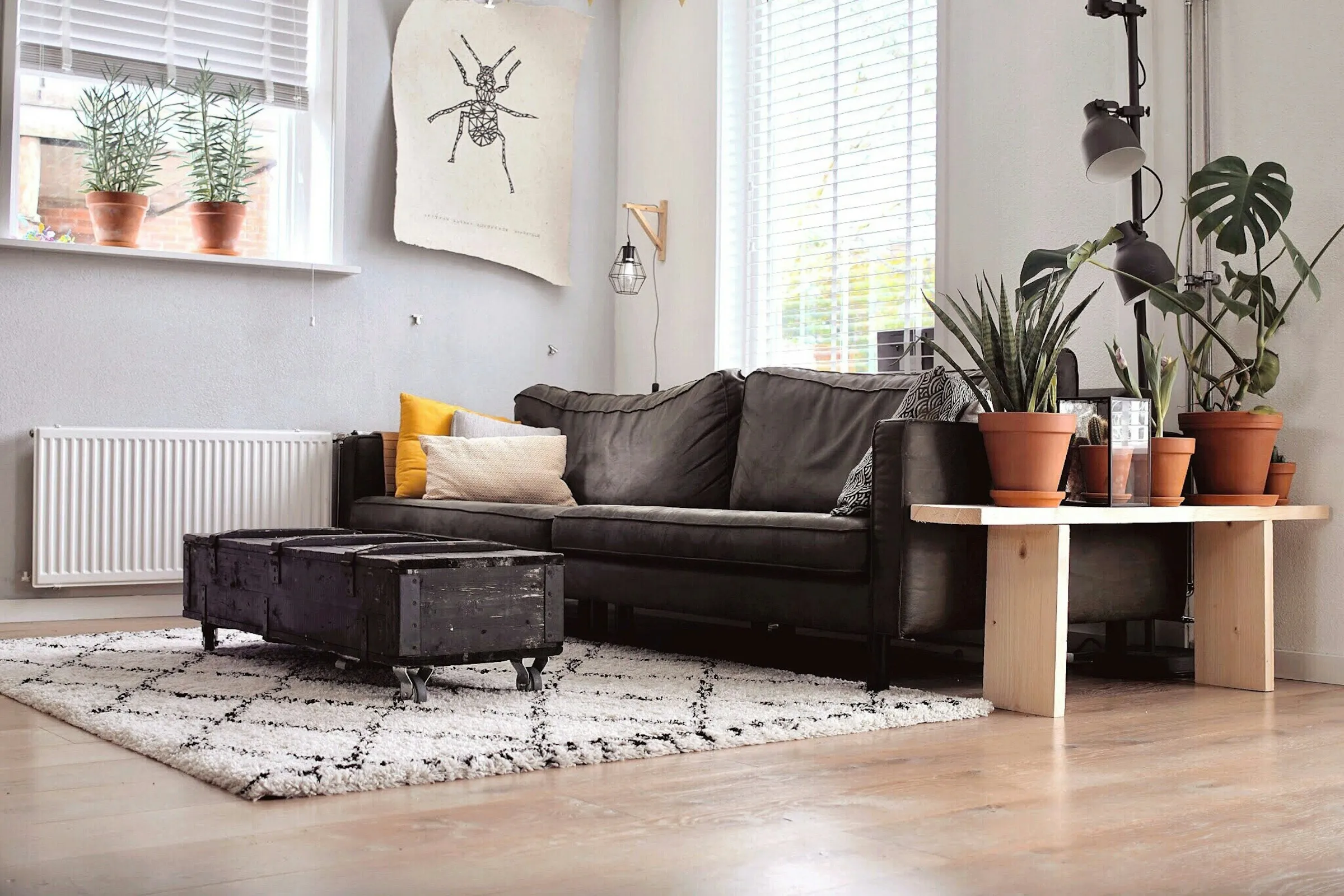 Layering Rugs and Textures for a Warm Living Room
