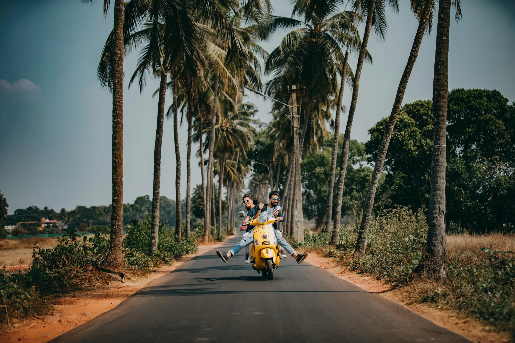 From Sunrise to Sunset: A Day on a Scooter Under the Palms